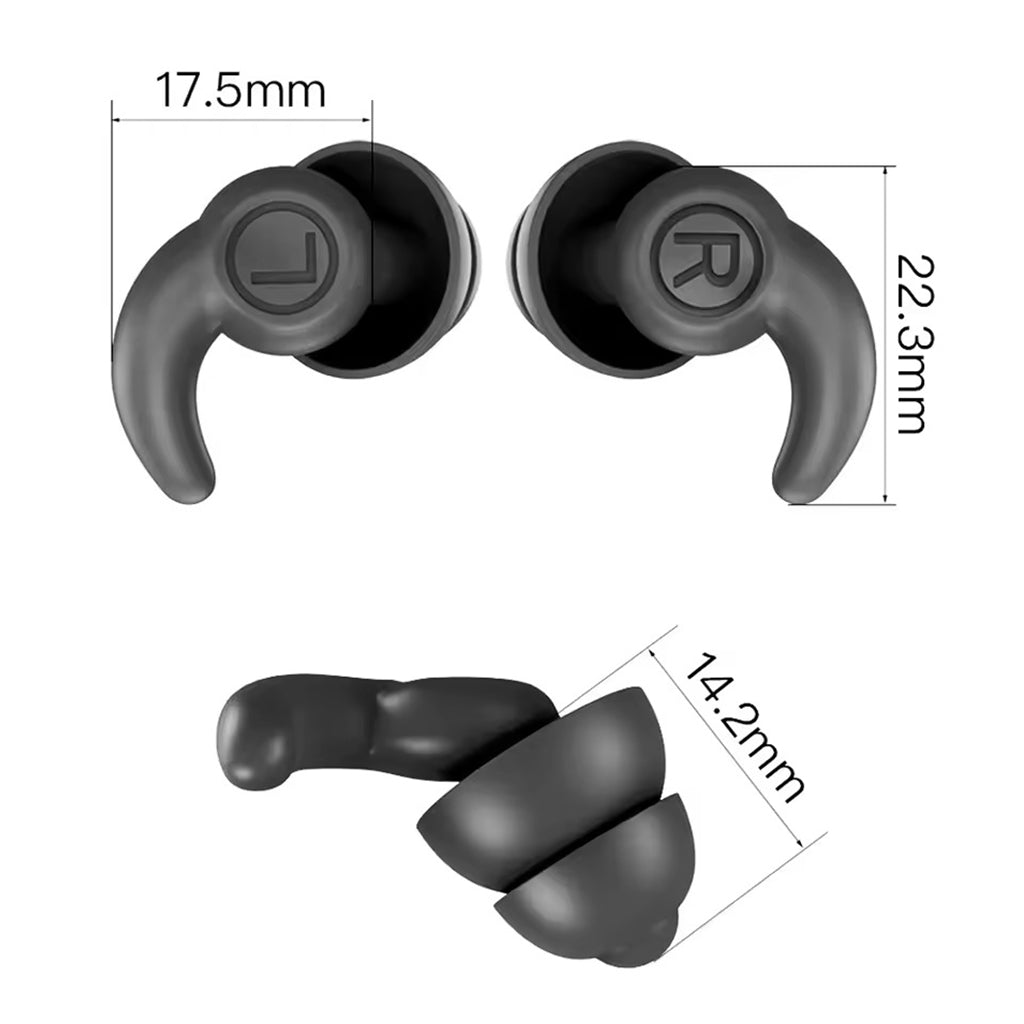 Bouchons d'Oreilles Triple réduction de bruit 40dB - Confort Optimal